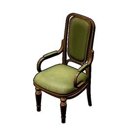 Antique Green Wooden Chair