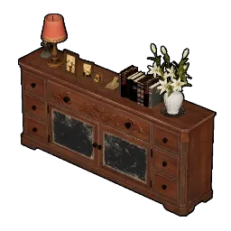 Antique Long Cabinet